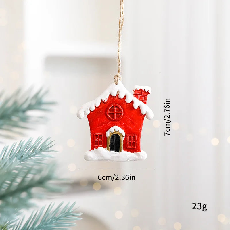 Christmas Tree Decorations Christmas Resin Pendant Ornaments Home Decor DIY Gifts DIY Handmade Jewelry