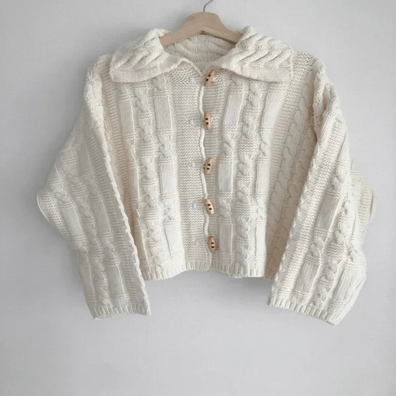 Autumn Winter Fashion Cardigan Sweater Women Knitted Coats Female Long Sleeve Solid Casual Knit Jacket Cardigans Tops Knitwear