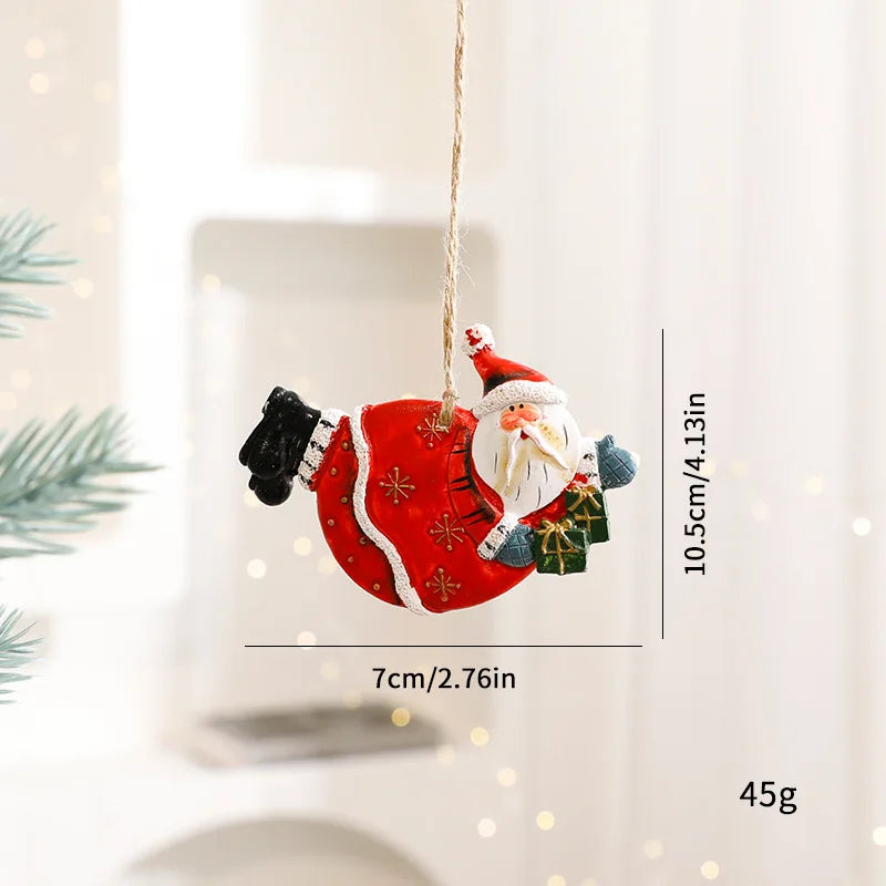 Christmas Tree Decorations Christmas Resin Pendant Ornaments Home Decor DIY Gifts DIY Handmade Jewelry