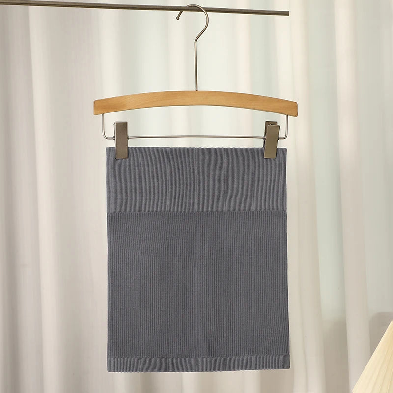 Spring Summer New High Waist Elastic Business Women Mini Skirt Black Slimming Knitted Half Body Skirt Professional Work